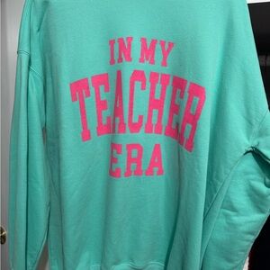 Pink Lily Teacher Sweatshirt